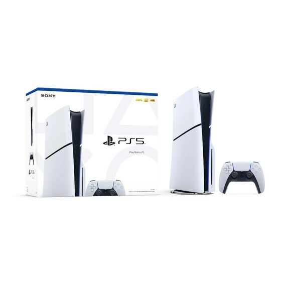 Sony PlayStation 5 Slim Disc Standard Console - White
